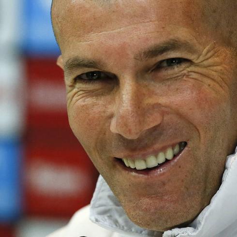 Zidane, en una rueda de prensa.