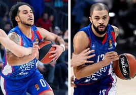 Larkin y Thompson, ambos ex del Baskonia, dirigen este año al Efes.