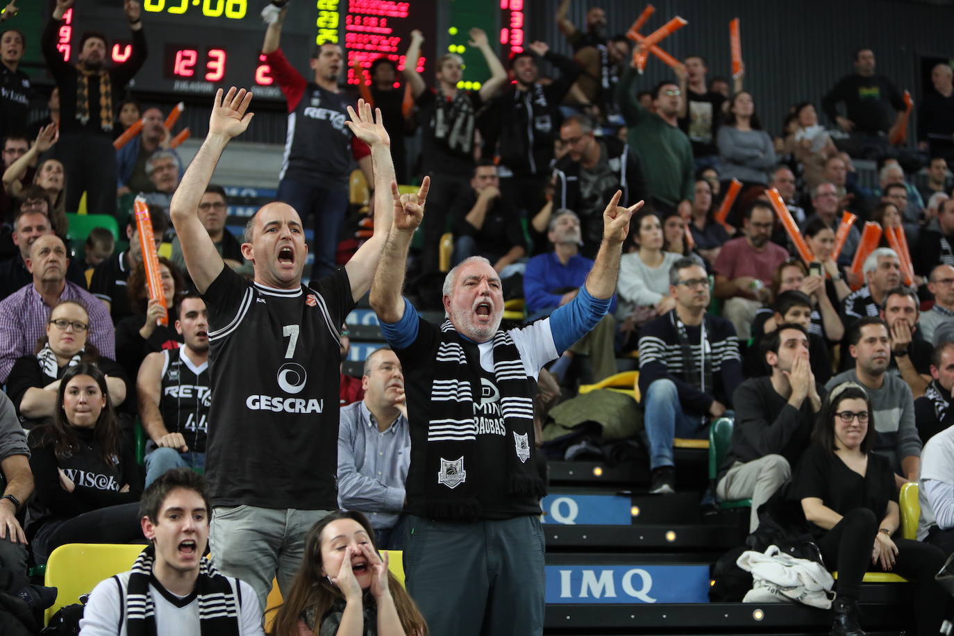 Fotos: La afición impulsa al Bilbao Basket hacia la victoria
