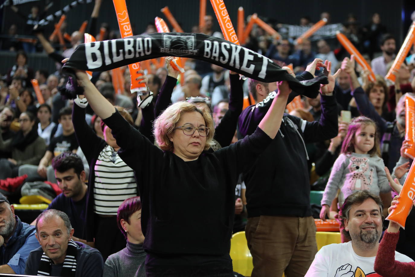 Fotos: La afición impulsa al Bilbao Basket hacia la victoria