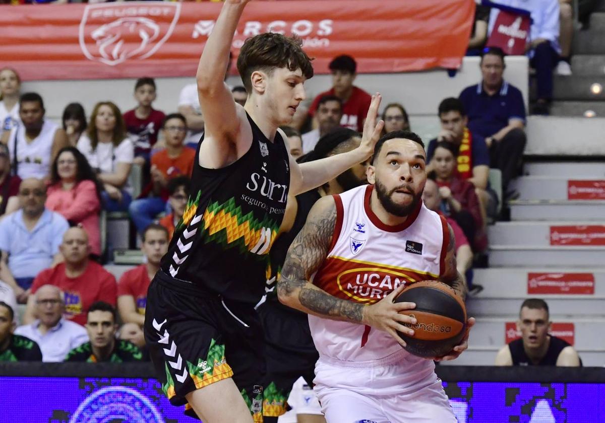 Derrota del Bilbao Basket frente al UCAM Murcia