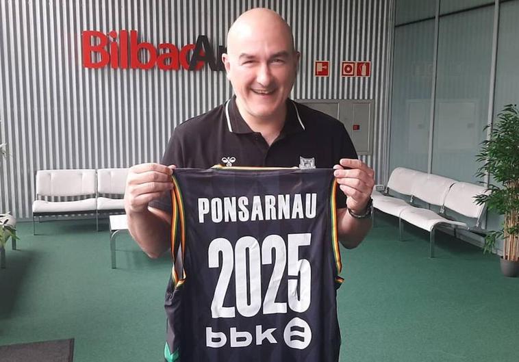 Ponsarnau renueva hasta 2025 con el Bilbao Basket
