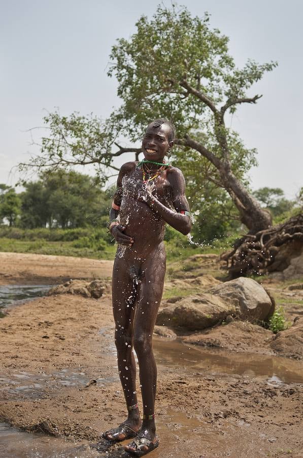 Paso del río en Dimeka.