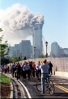 El atentado contra las Torres Gemelas de Nueva York que conmovió al mundo el 11 de septiembre de 2001.