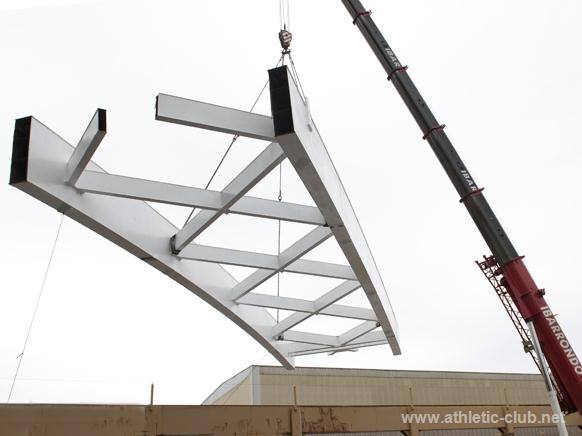 El arco de San Mamés ya está en Lezama