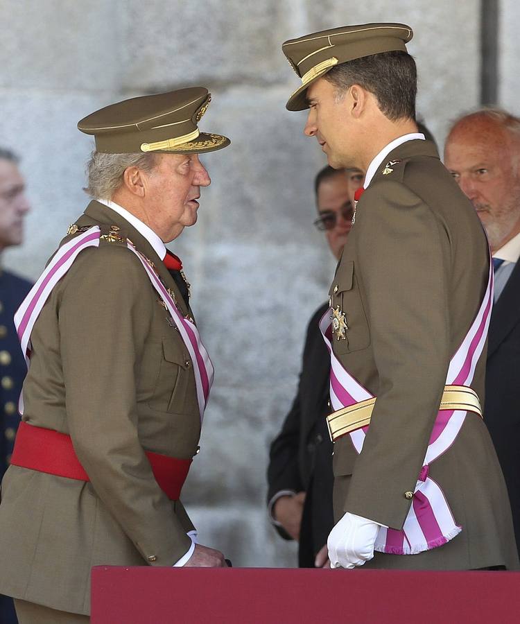 El Rey y el Príncipe coinciden en el primer acto oficial tras la abdicación