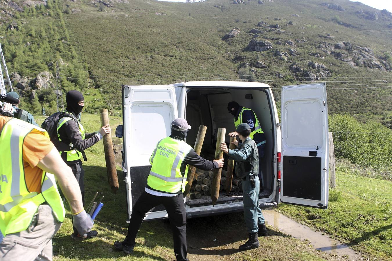 Desmantelan el &#039;bosque de Gudaris&#039; que homenajeaba a etarras muertos