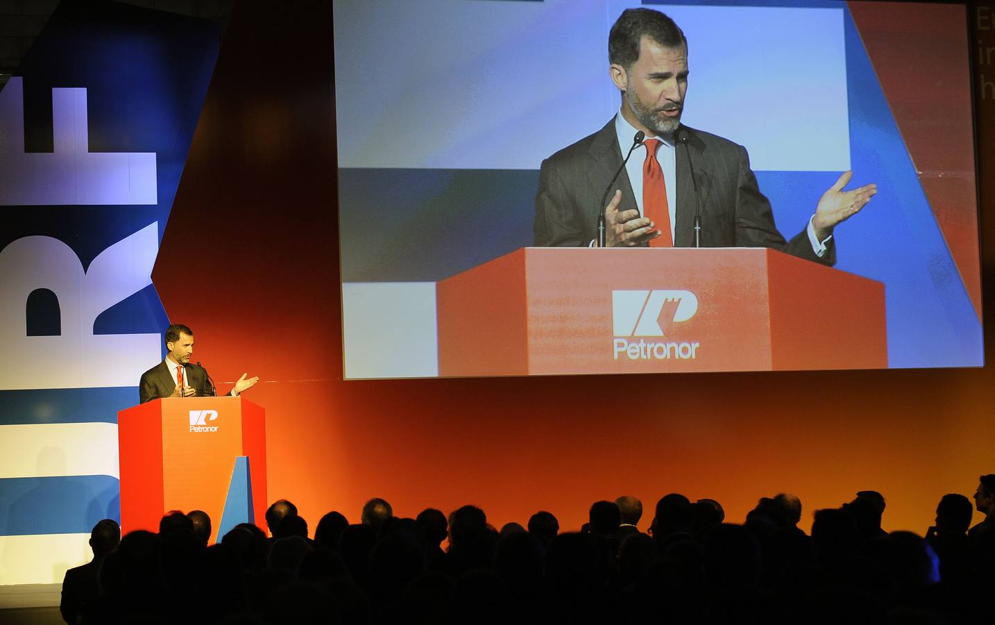 2013. Durante la inauguración de la planta de Coque de Petronor en Muskiz.