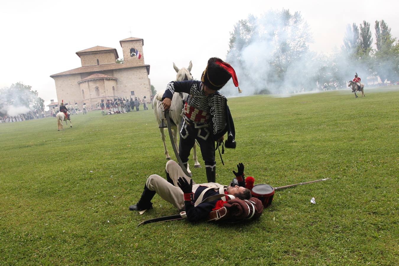 Recreación de la batalla de Armentia