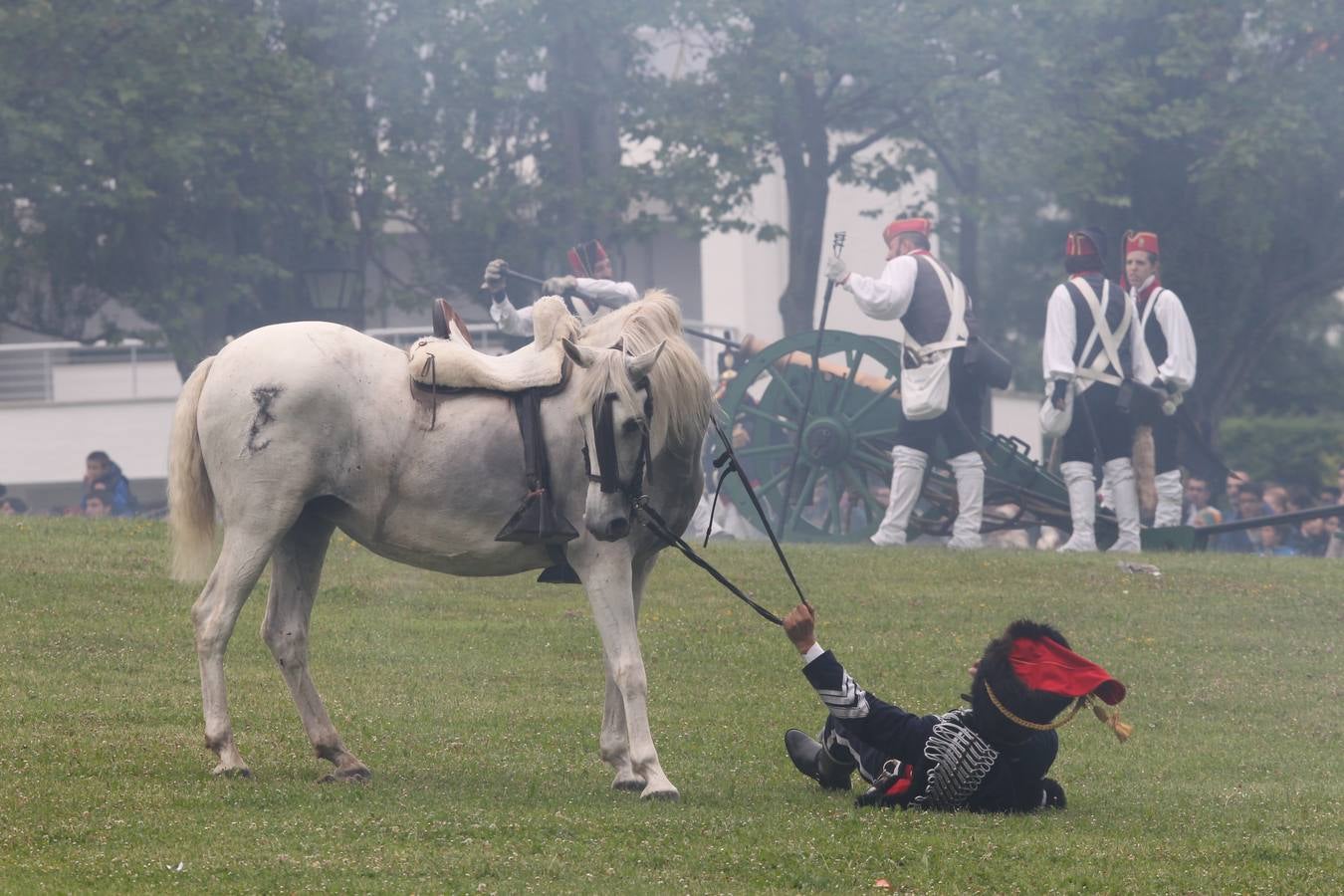 Recreación de la batalla de Armentia