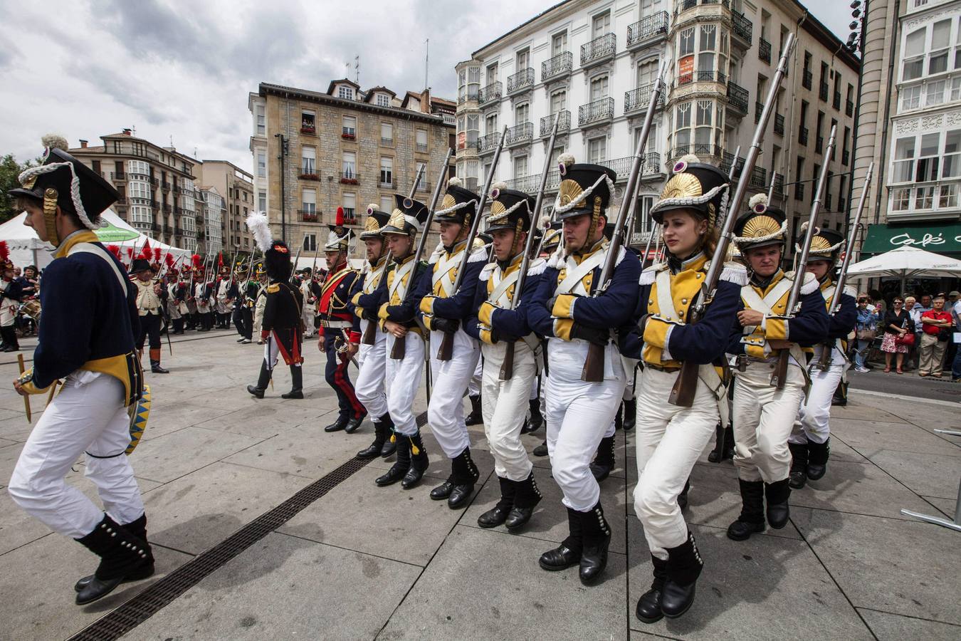 Batalla de Vitoria. Desfile