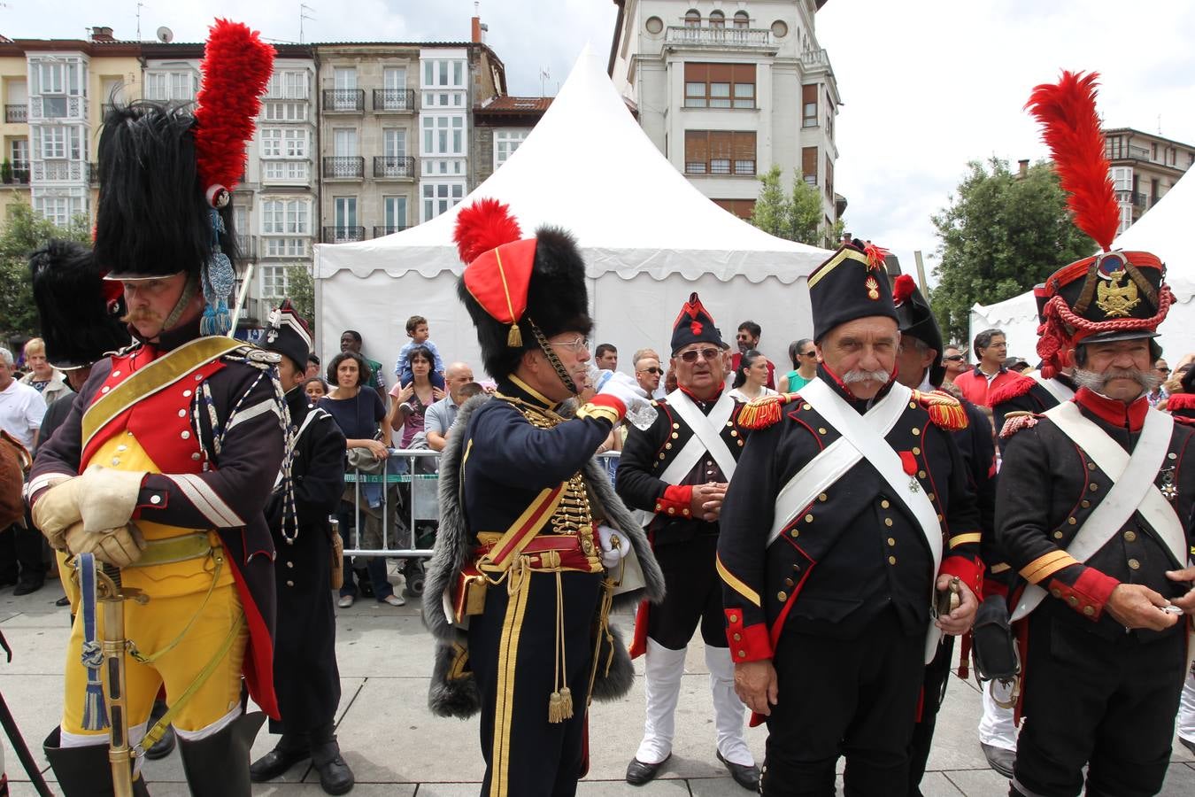 Batalla de Vitoria. Desfile