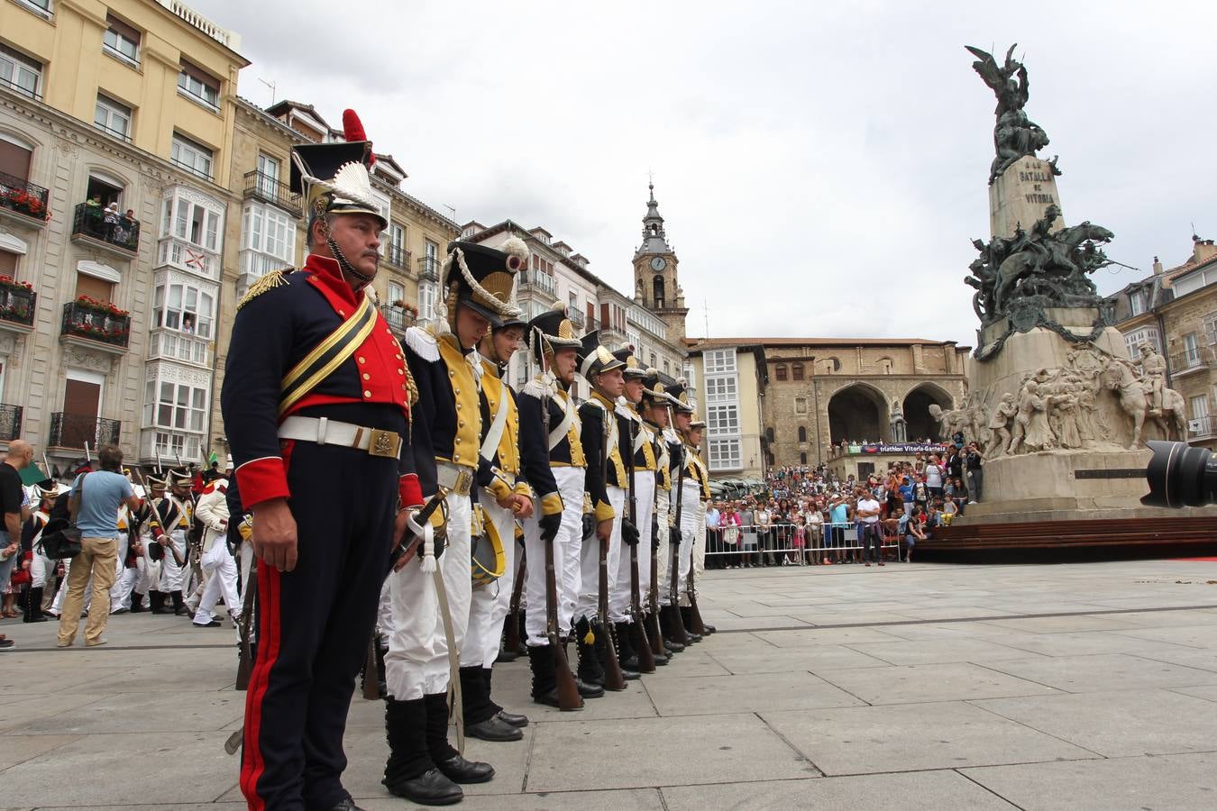 Batalla de Vitoria. Desfile