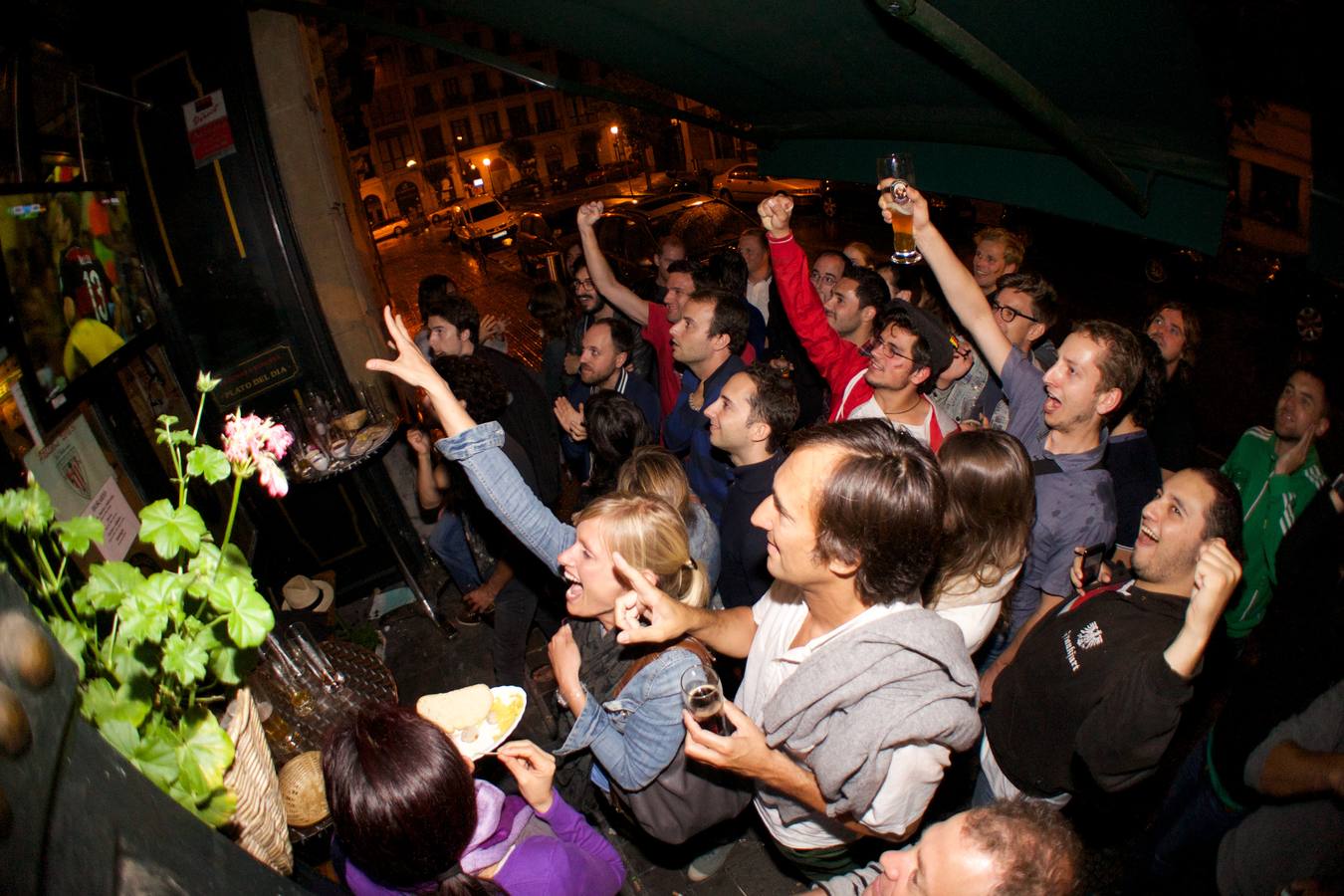 Así se vivió el partido de Alemania contra Brasil en el bar teutón de Bilbao