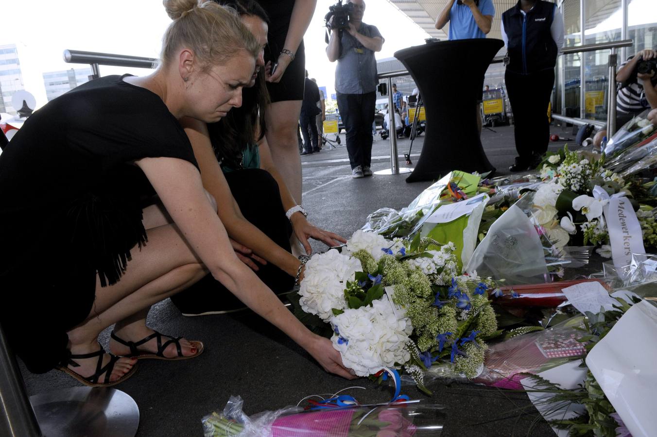 Lágrimas y dolor por las víctimas de la tragedia aérea