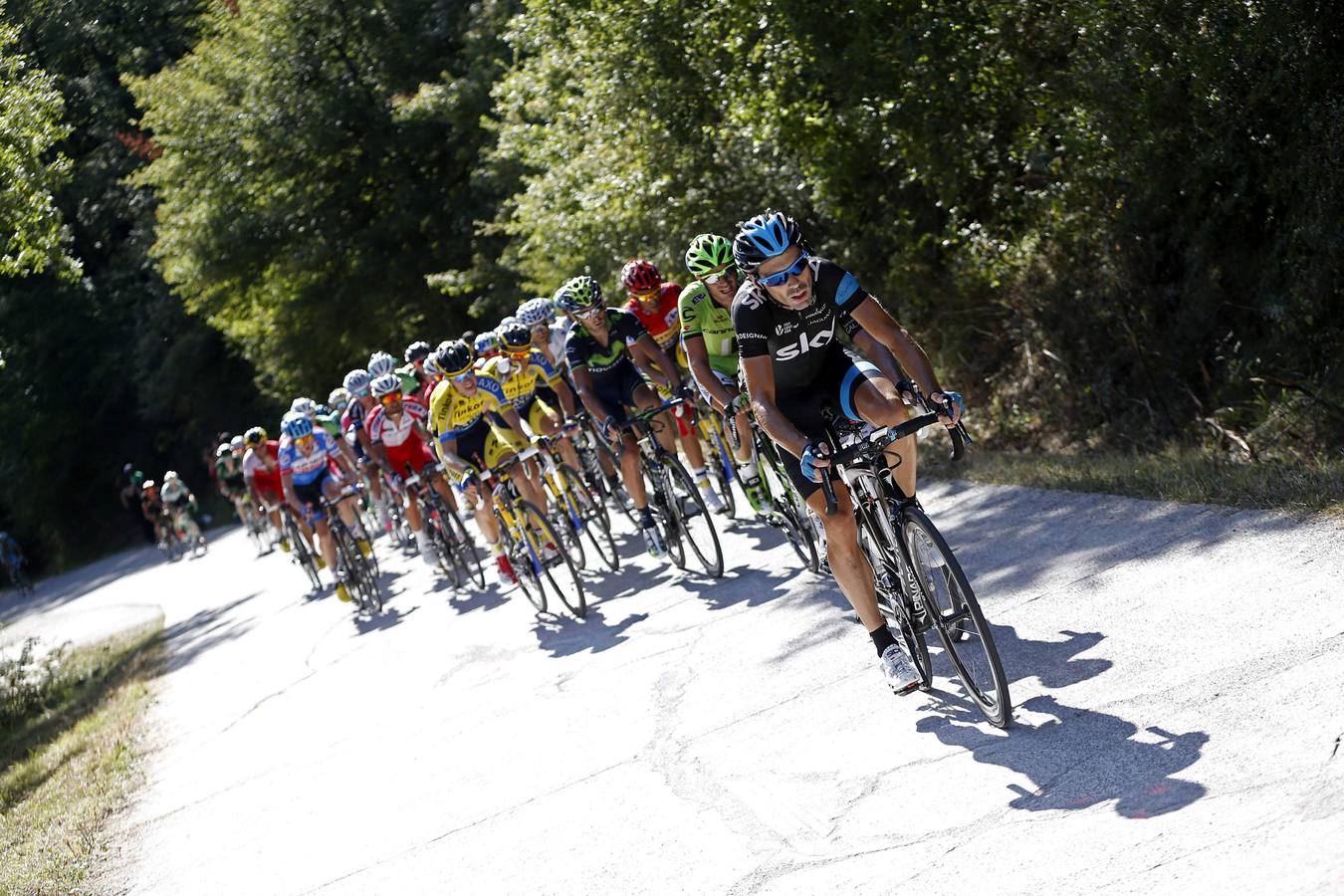 Fabio Aru logra la victoria en San Miguel de Aralar