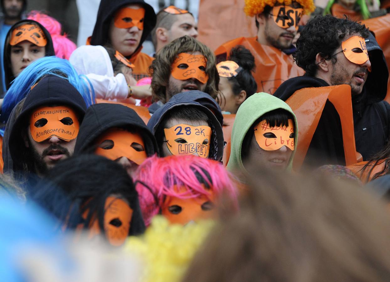 La Ertzaintza detiene a los cinco procesados de Segi