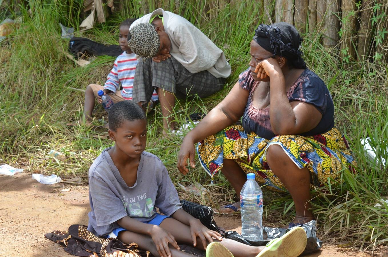 Una isla convertida en clínica en Liberia