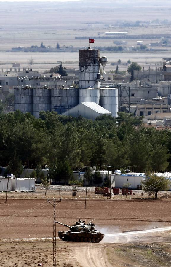 EE UU y Turquía echan una mano a Kobani