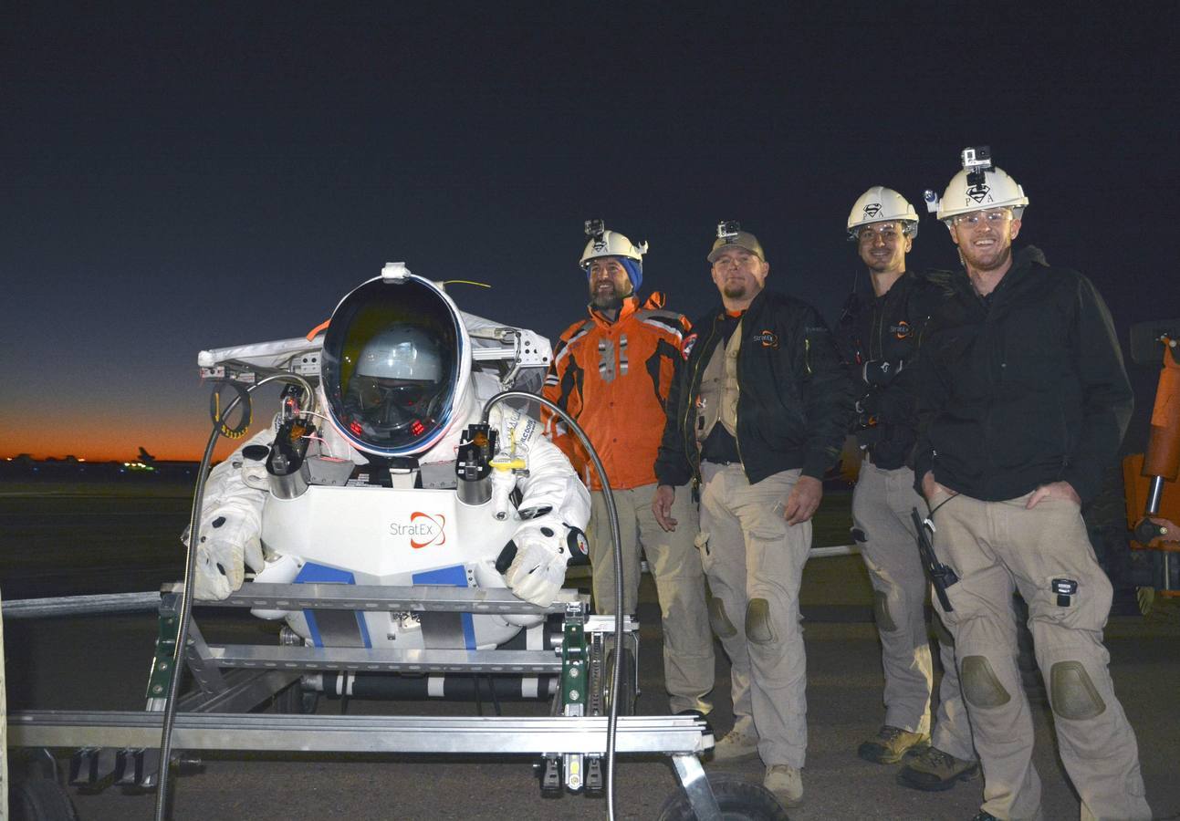 El salto del vicepresidente de Google desde la estratosfera