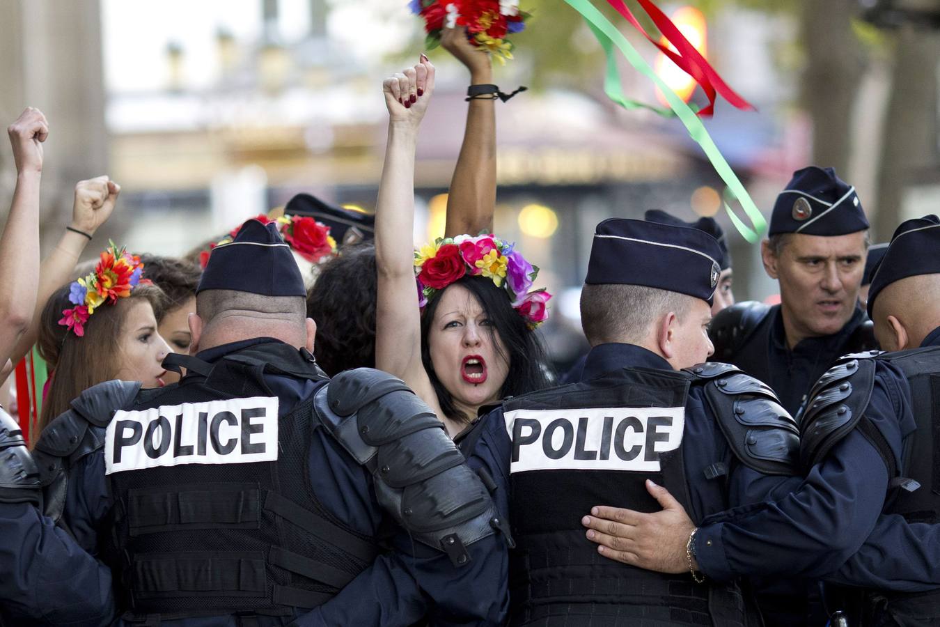 Protesta de Femen en París