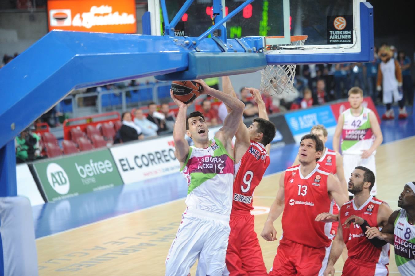 Laboral Kutxa Baskonia - Estrella Roja en imágenes