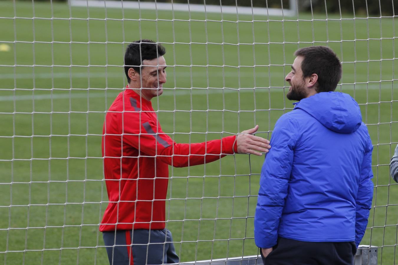 Entrenamiento del Athletic con Aduriz e Iraola al margen