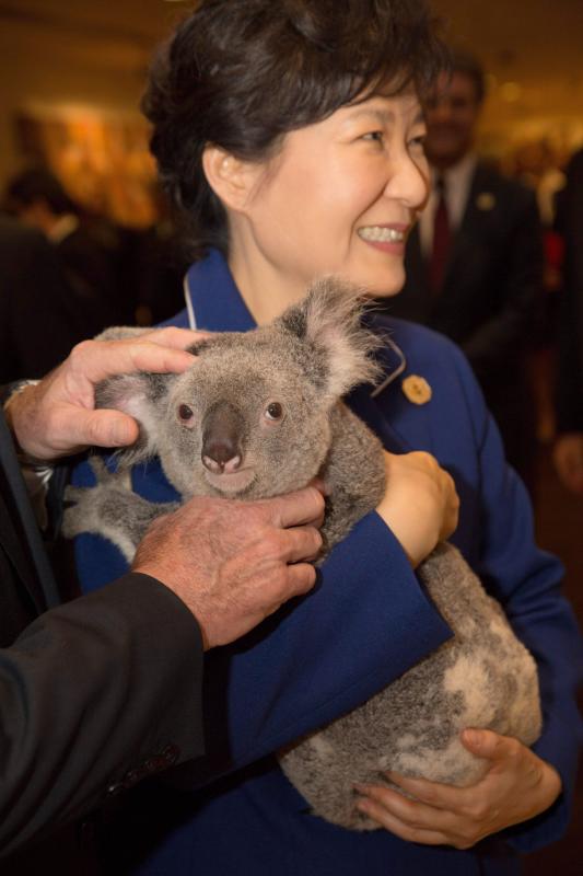 La presidenta surcoreana Park Geun-hye.