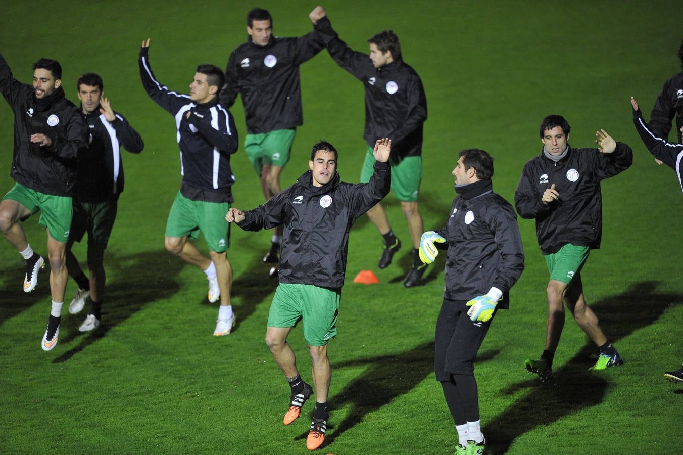 Las mejores imágenes del entreno de la Euskal Selekzioa