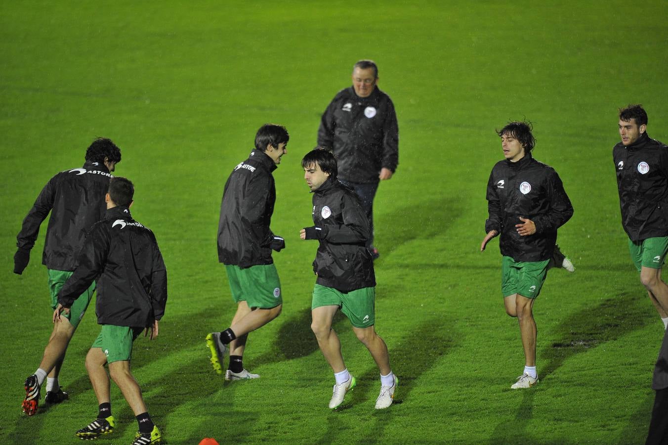 Las mejores imágenes del entreno de la Euskal Selekzioa