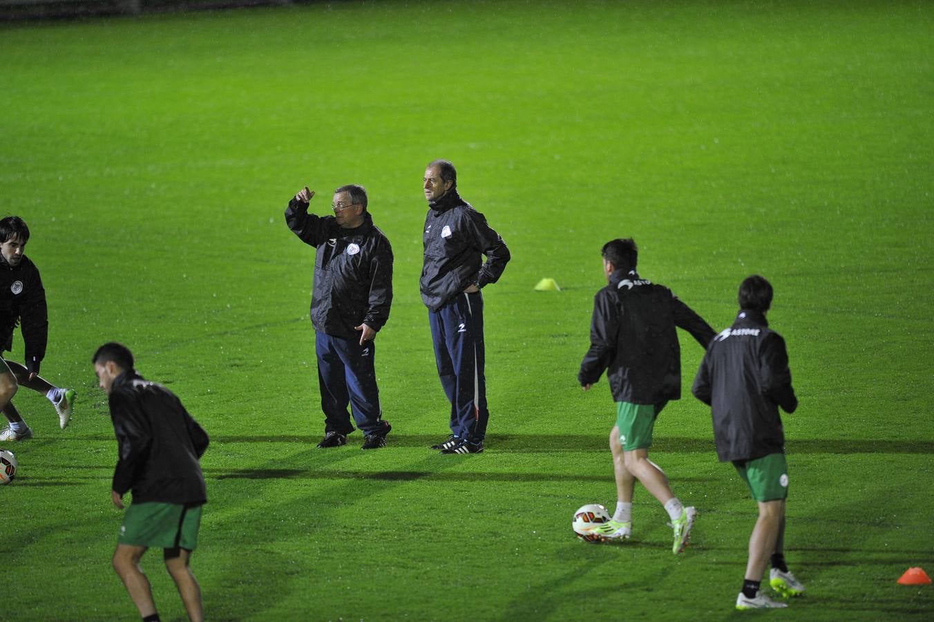 Las mejores imágenes del entreno de la Euskal Selekzioa