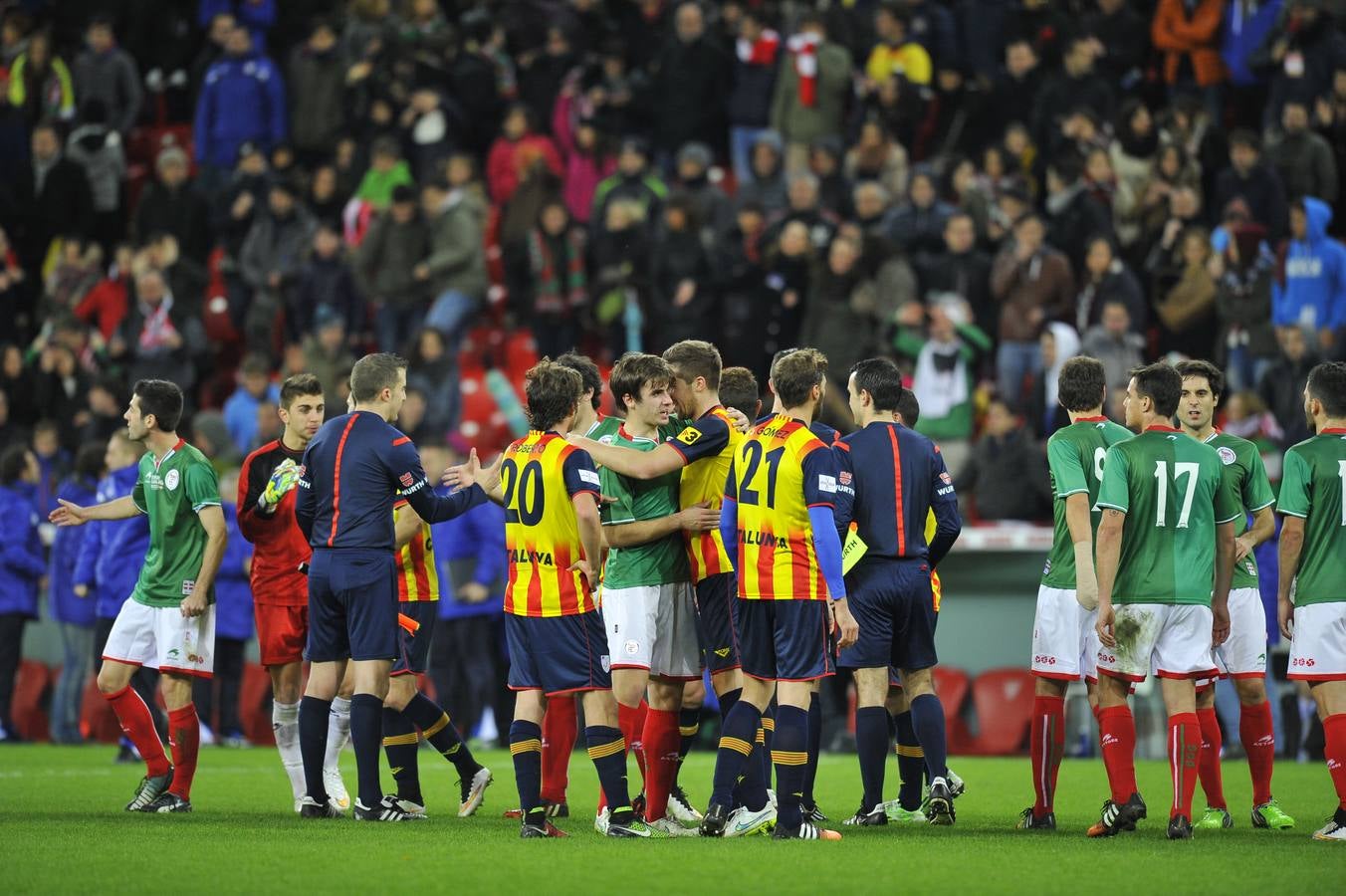 Las mejores imágenes del partido Euskadi-Cataluña