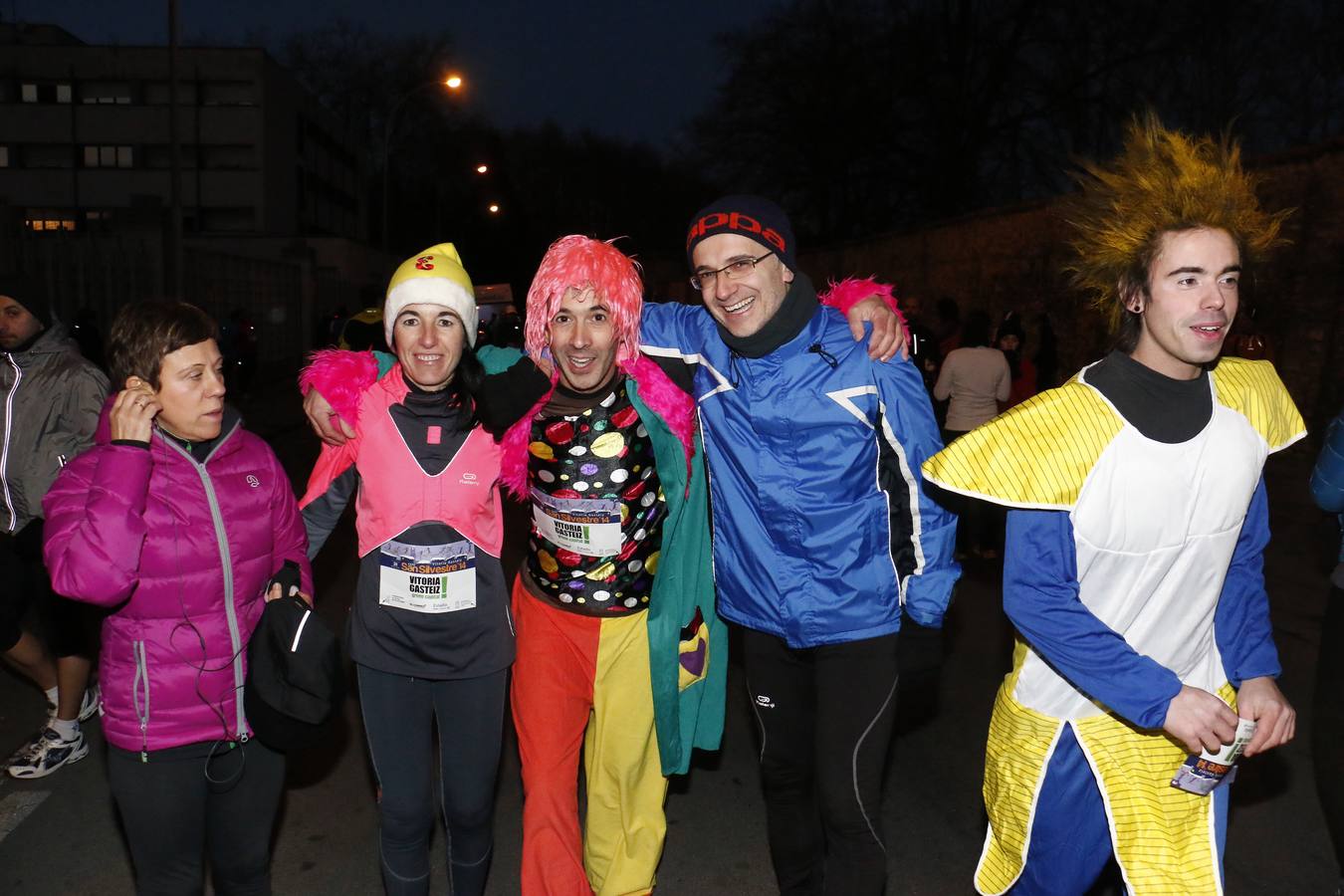 Fiesta y deportes en la San Silvestre de Vitoria