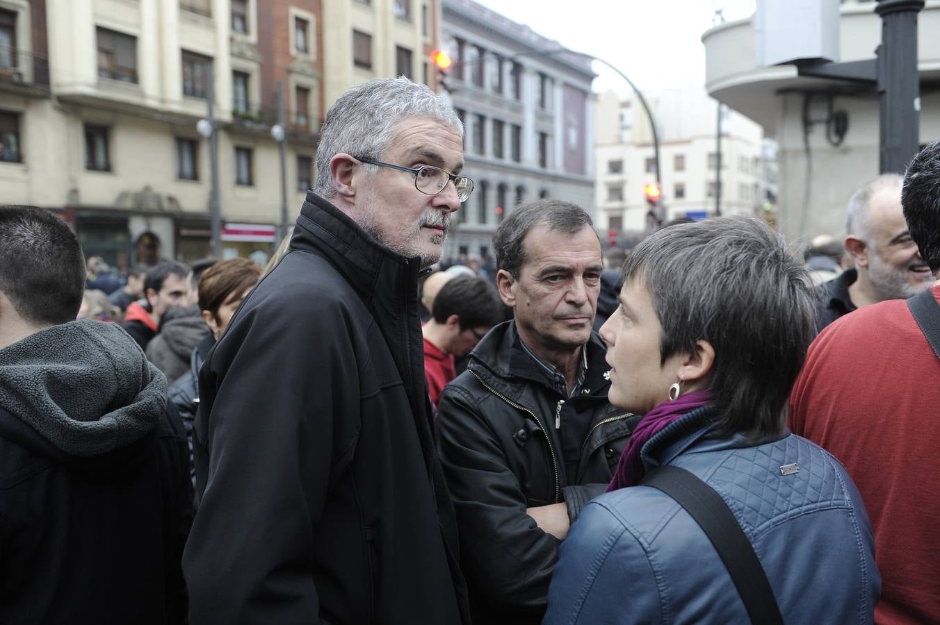 Manifestación en contra de la dispersión en Bilbao