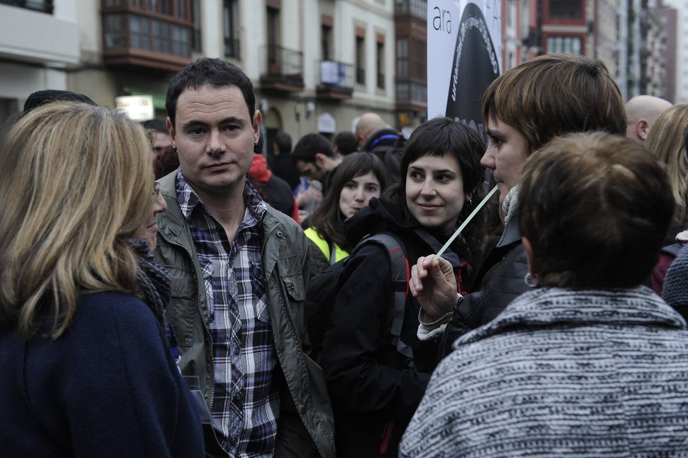 Manifestación en contra de la dispersión en Bilbao