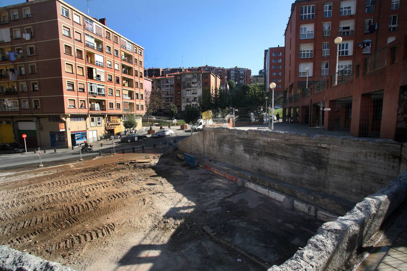 Solar donde se encontraba el antiguo edificio de Kukutza.