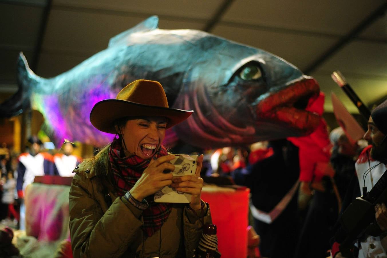 La sardina muere entre las llamas