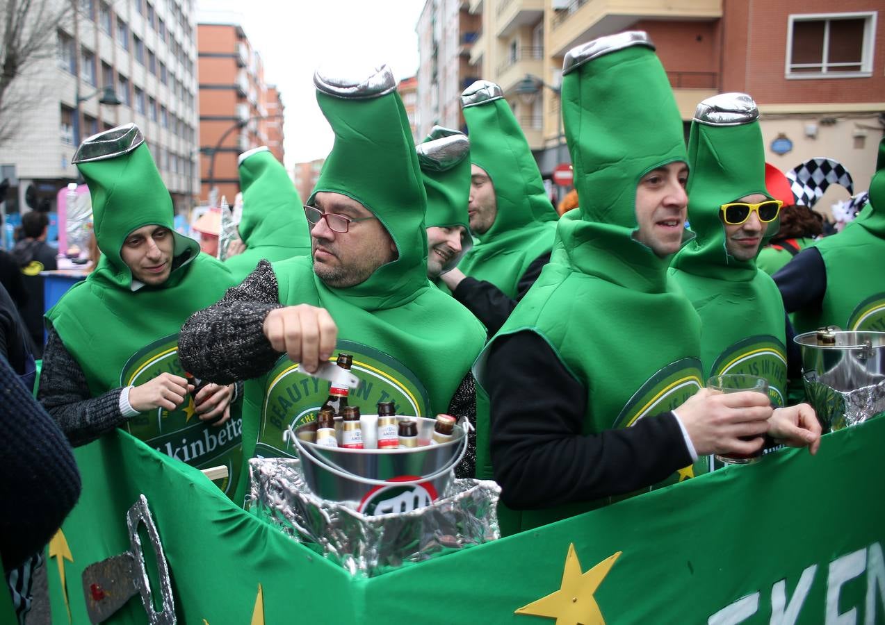 Santutxu se pinta la cara por carnaval