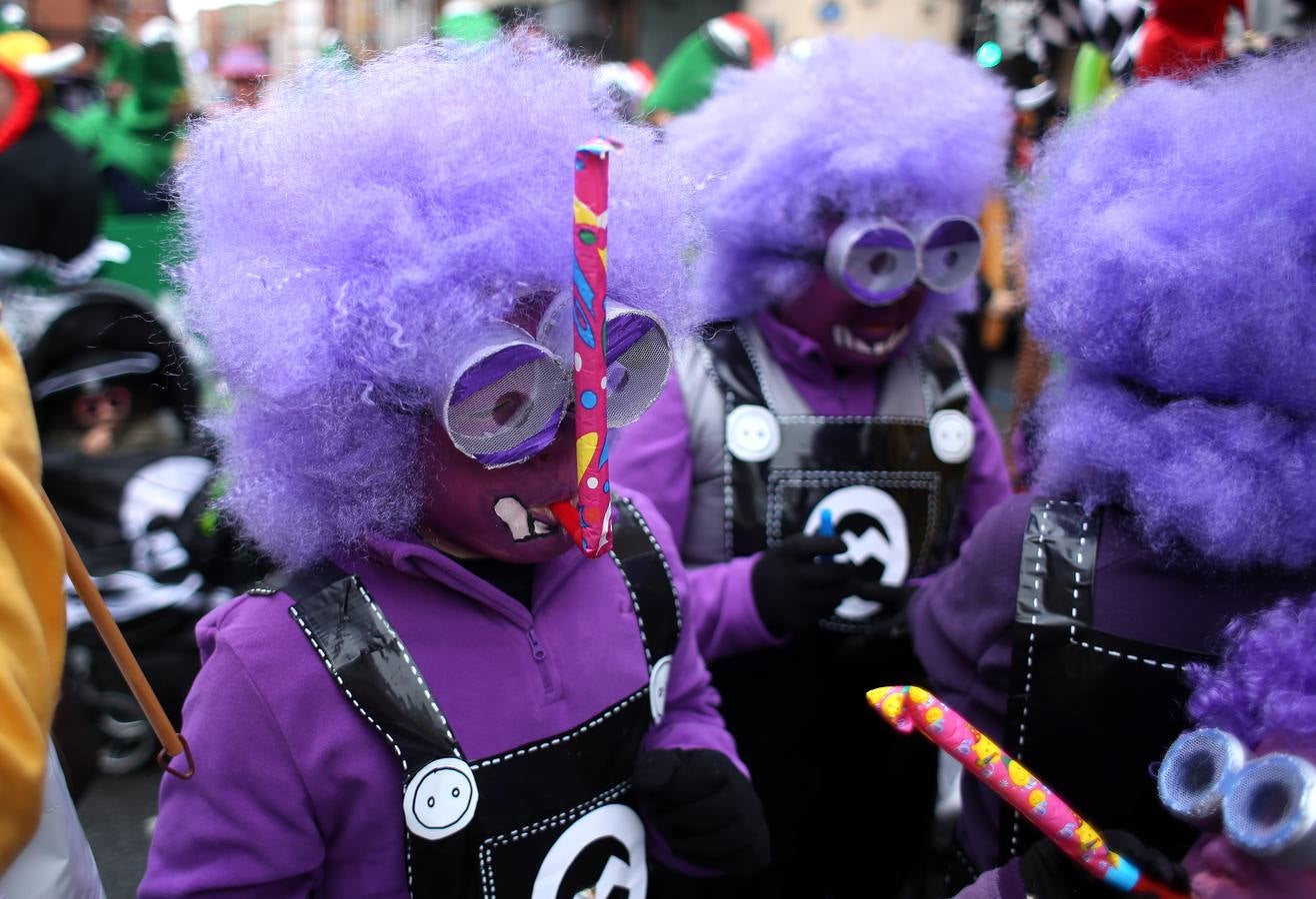 Santutxu se pinta la cara por carnaval