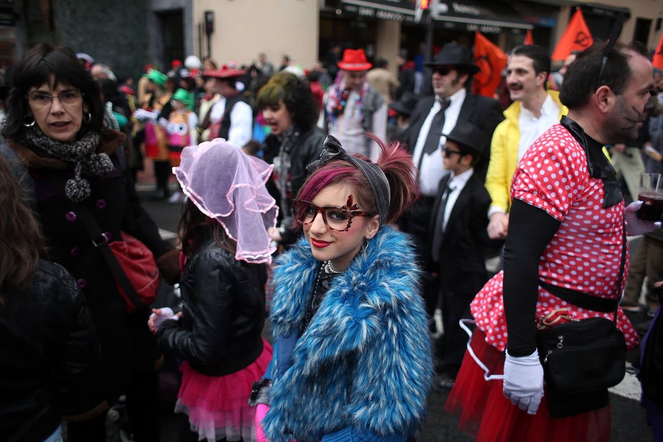 Santutxu se pinta la cara por carnaval