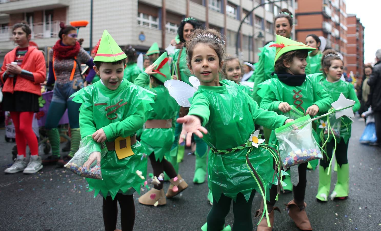 Santutxu se pinta la cara por carnaval