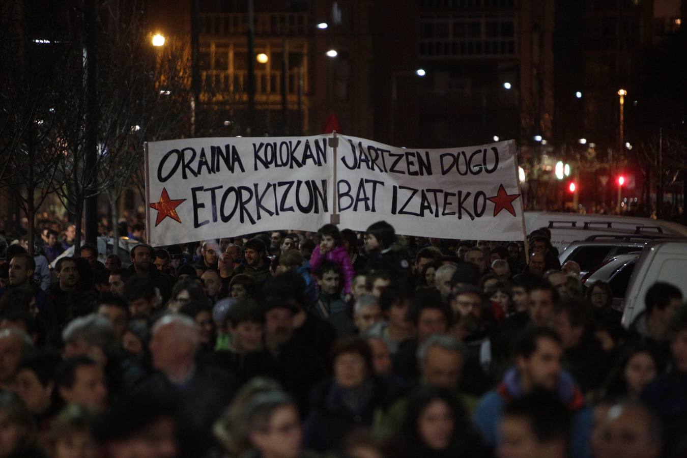 Vitoria recuerda a las víctimas del 3 dfe marzo