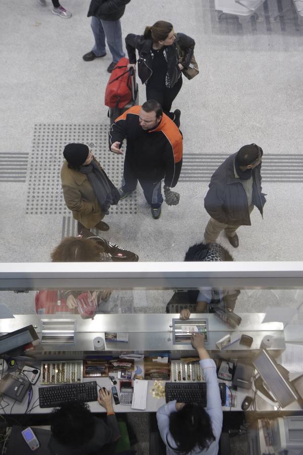 Primer día de la nueva estación de autobuses de Vitoria