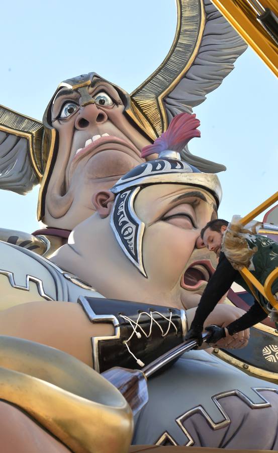 Las Fallas de Valencia, antes de la &#039;cremà&#039;