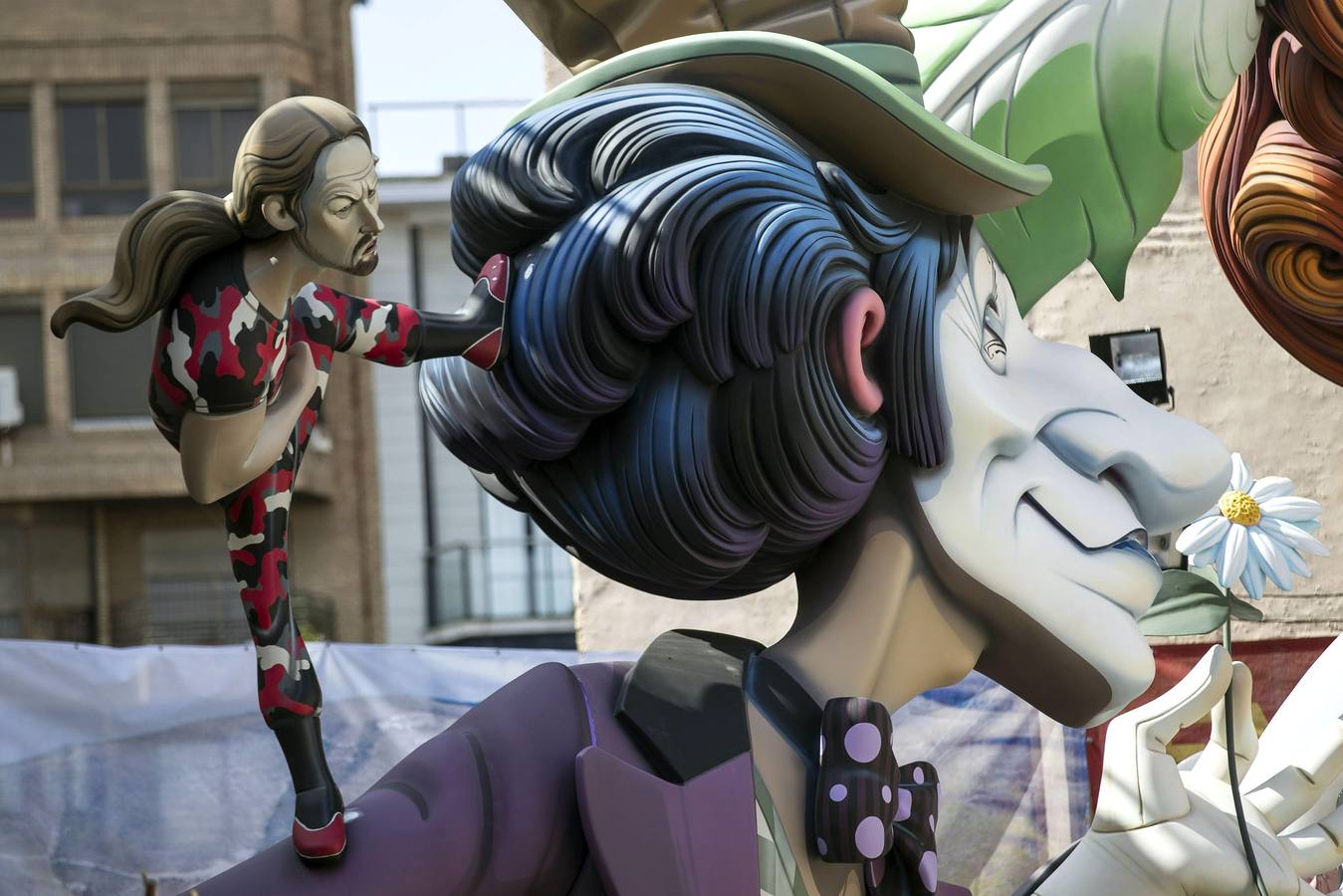 Las Fallas de Valencia, antes de la &#039;cremà&#039;