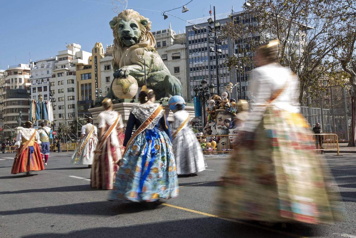 Las Fallas de Valencia, antes de la &#039;cremà&#039;