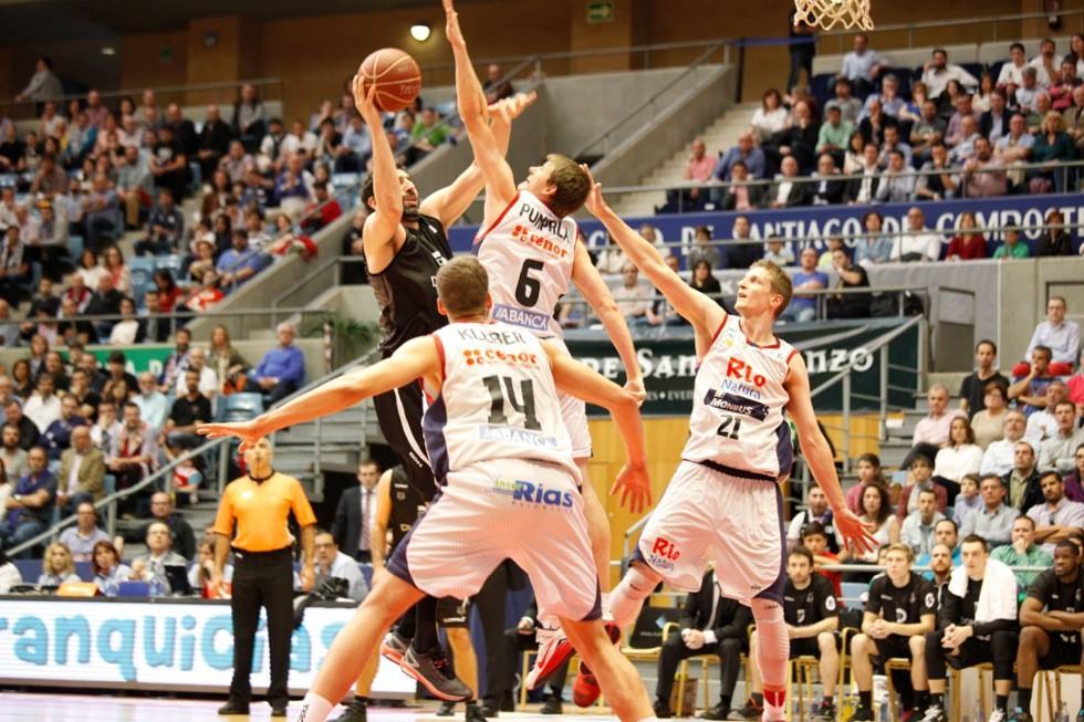 Las mejores imágenes del partido Obradoiro-Bilbao Basket