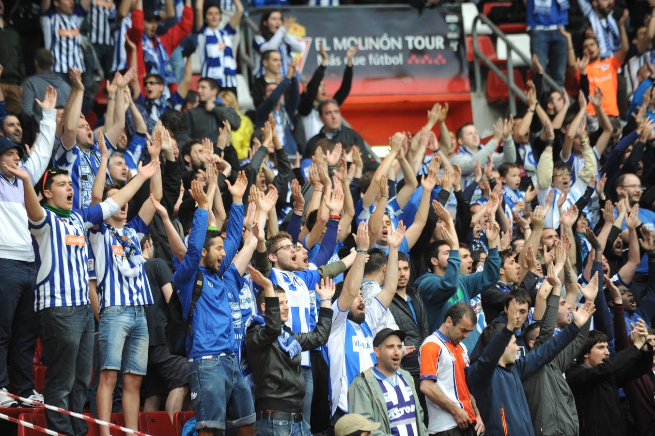 Sporting-Alavés, en imágenes