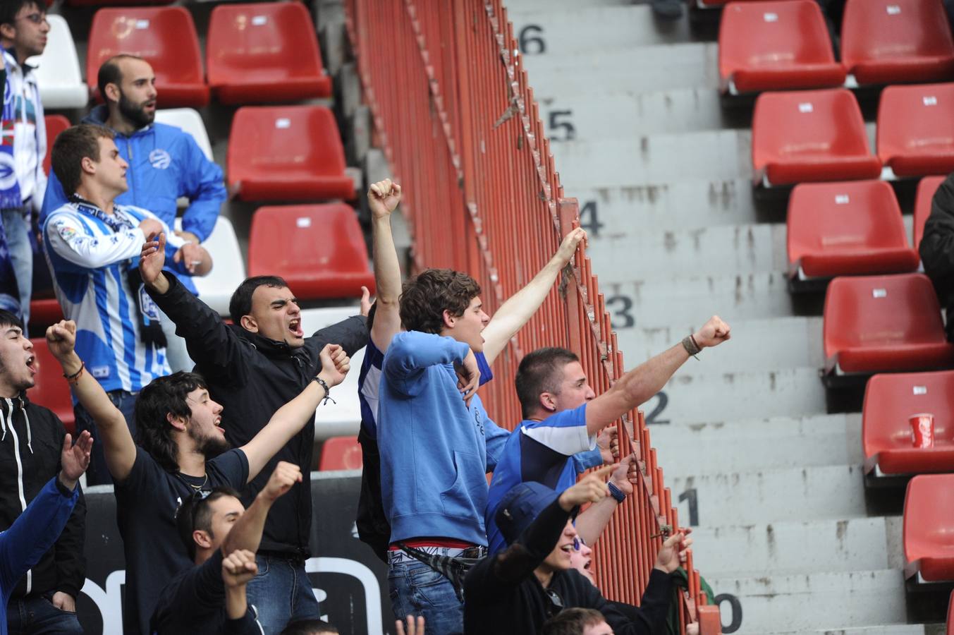 Sporting-Alavés, en imágenes
