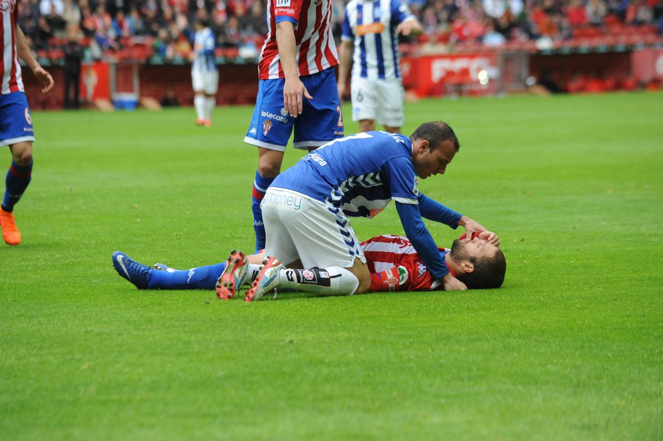 Sporting-Alavés, en imágenes